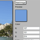 HTML5 canvas - Image color picker