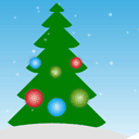 CSS3 Christmas Tree with Snow