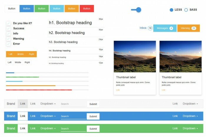 Material design for Bootstrap 3